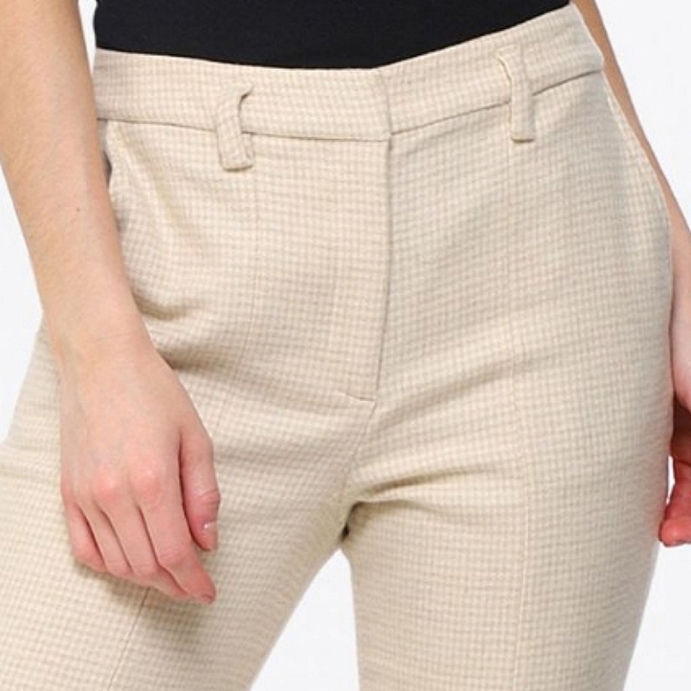 NWT ANINE BING | $310 Houndstooth Virgin Wool Pants - Picture 6 of 9